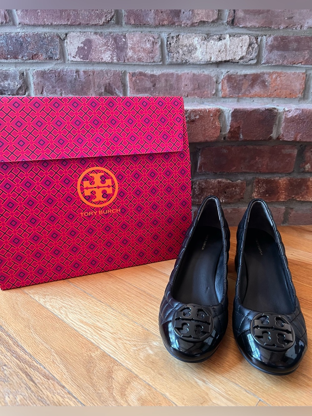 Tory Burch Perfect Black Chelsea 50MM Quilted Leather Pumps Heels